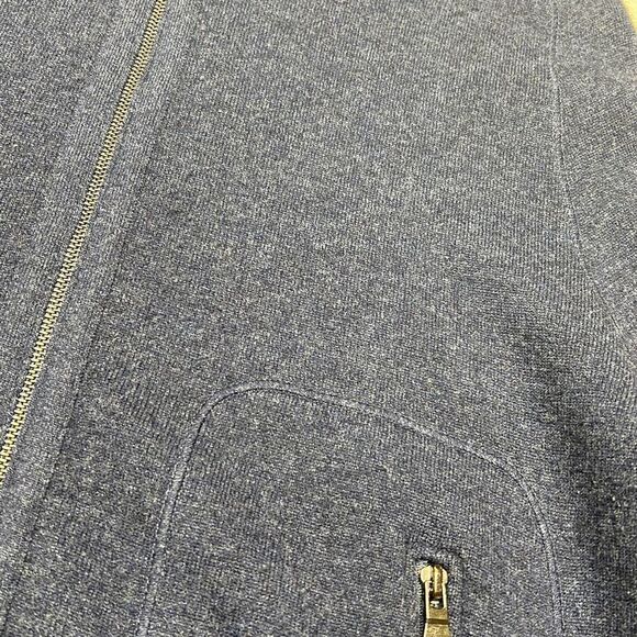 The Men's Store at Bloomingdale's Mens Wool Cashmere Blend Sweater Blue Size XL - Picture 6 of 10
